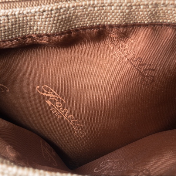 FOSSIL Shoulder Bag Purse with Woven Leather Straps - Picture 12 of 16